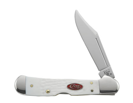 SparXX™ - Standard Jig White Synthetic Mini CopperLock® Pocket Knife - Case® Knives